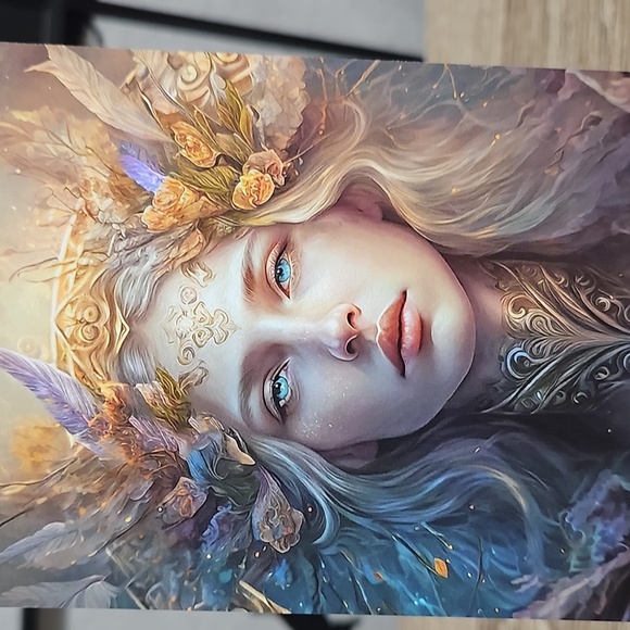 4x6 Virgo Zodiac The Maiden Art Print - Picture 2 of 4